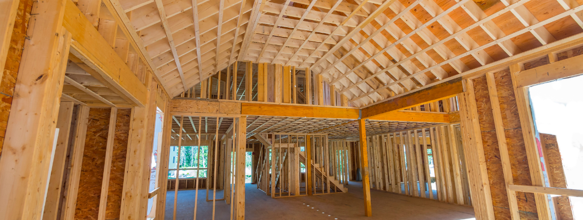 wood-frame interior